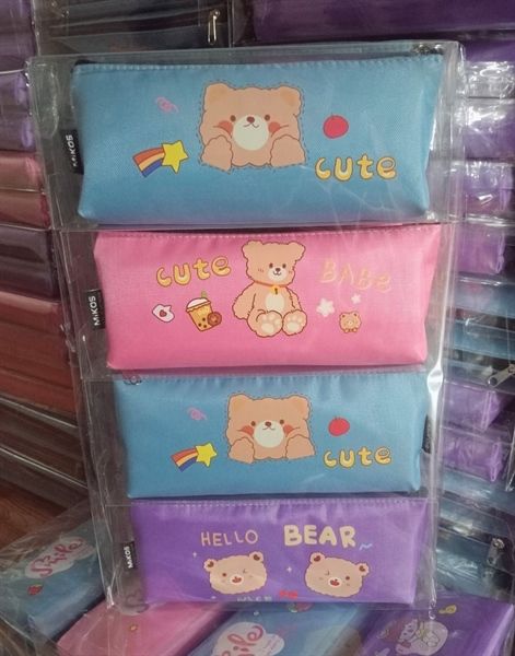 Hộp bút vải 1 ngăn Mikos