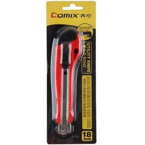 Dao Rọc Giấy 18mm Comix Chính Hãng - Có Tại Hiệu Sách Mai