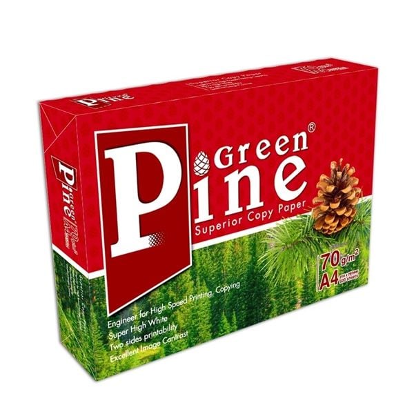 Giấy A4 Green Pine ĐL65gsm (5 reams/bó)
