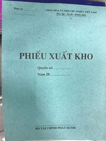 Phiếu xuất kho