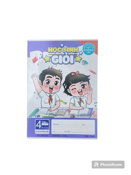 Vở 4 Ô Ly Đl100Gsm Điểm A+ Futurebook - Gấu Mụp - 48 Trang Chính Hãng - Có Tại Hiệu Sách Mai
