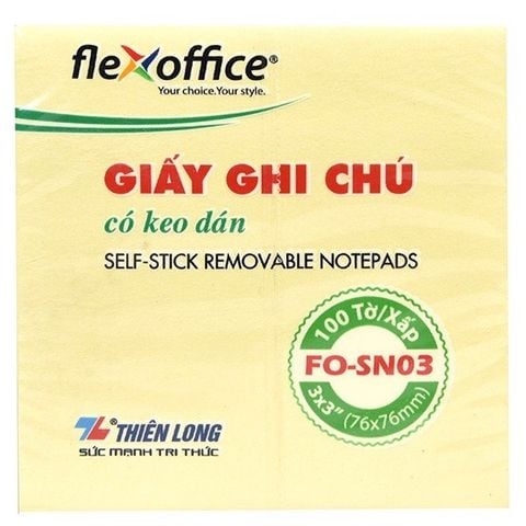 Giấy nhớ 3x3 Flexoffice SN03