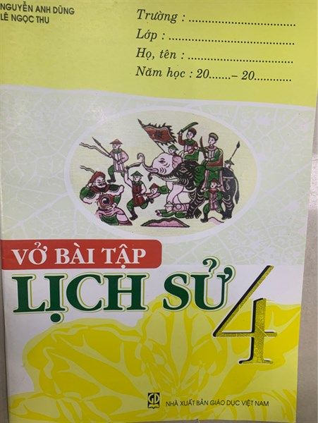 Vở bài tập lịch sử 4