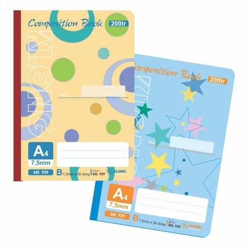 Vở May A4 120/200/260/320/360 Trang Klong Chính Hãng - Có Tại Hiệu Sách Mai