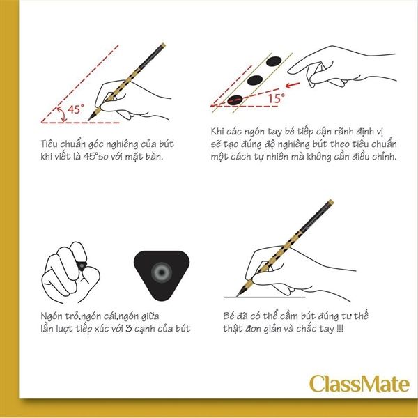 Bút chì 2B Classmate cl-pc642