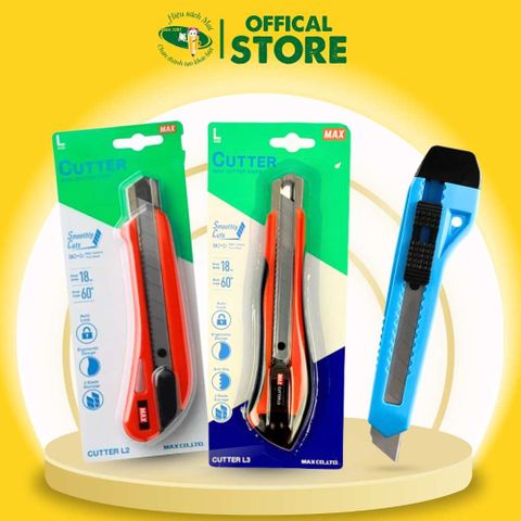 Dao Rọc Giấy 18mm L1/L2/L3 Max Tc99131 Chính Hãng - Có Tại Hiệu Sách Mai