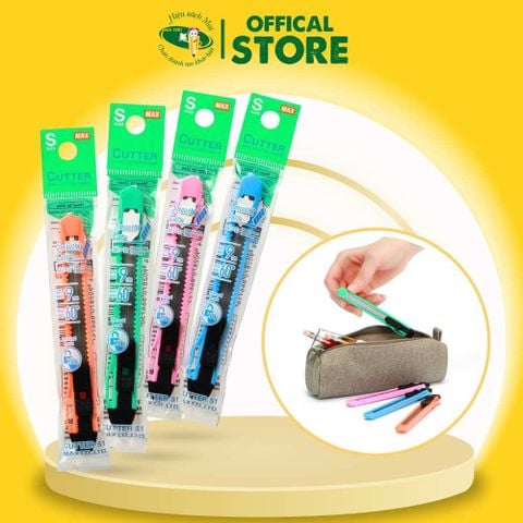 Dao Rọc Giấy 9mm S1/S2/S3 Max Tc99120 Chính Hãng - Có Tại Hiệu Sách Mai