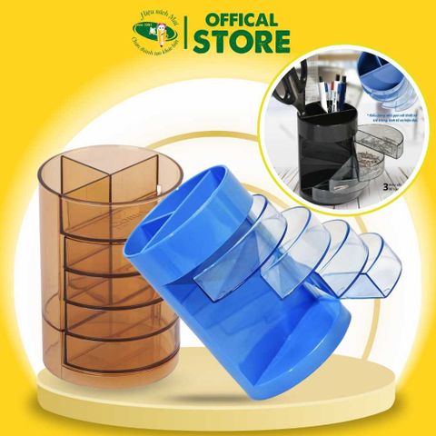 Ống Cắm Bút Nhựa 4 Tầng Comix B2101 Chính Hãng - Có Tại Hiệu Sách Mai