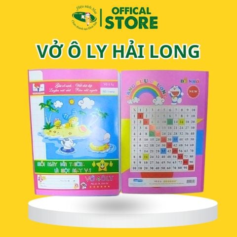 Vở Ô Ly Hải Long 5 Sao 48-80-200 Trang Chính Hãng - Có Tại Hiệu Sách Mai