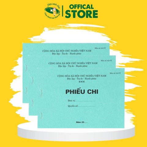Phiếu Chi A5 Chính Hãng - Có Tại Hiệu Sách Mai