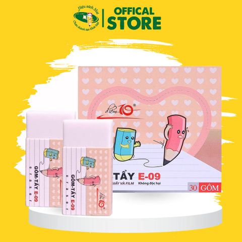 Gôm Tẩy Thiên Long Chính Hãng - Có Tại Hiệu Sách Mai