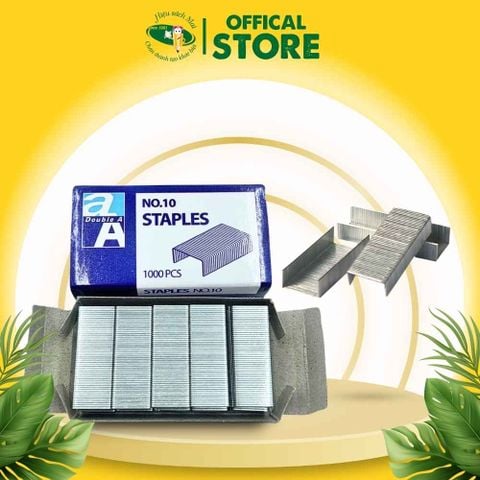 Đạn Ghim Số 10 Double A (Hộp Nhỏ) Chính Hãng - Có Tại Hiệu Sách Mai