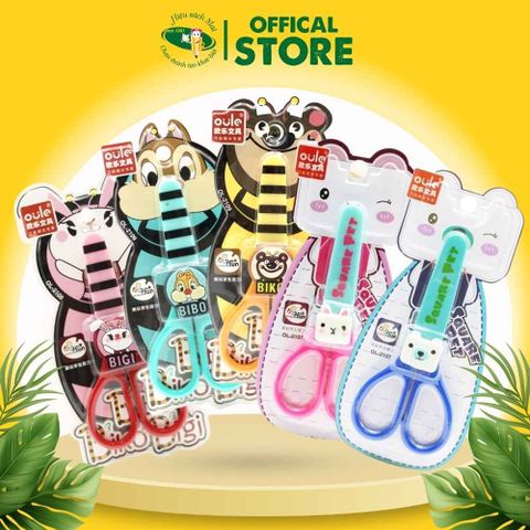 Kéo Học Sinh Có Nắp Đậy Oule Chính Hãng - Có Tại Hiệu Sách Mai