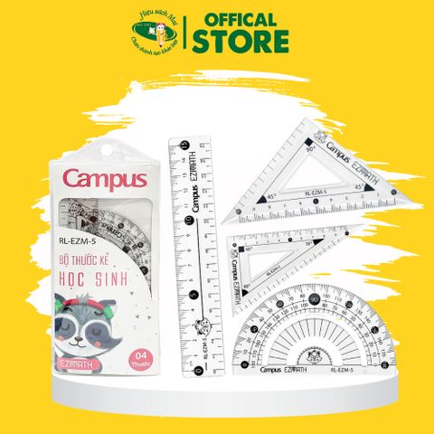 Bộ Eke 4 Chi Tiết Ezmath Campus Chính Hãng - Có Tại Hiệu Sách Mai