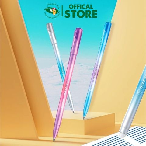 Bút Gel Xóa Được Gele006 (5 Chiếc/Túi) Chính Hãng - Có Tại Hiệu Sách Mai