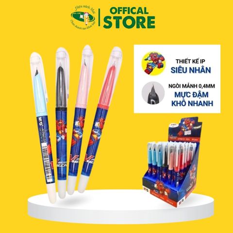 Bút Máy In Hình Siêu Nhân Chính Hãng - Có Tại Hiệu Sách Mai