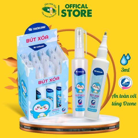 Bút Xóa Thiên Long Cp-012 3Ml Chính Hãng - Có Tại Hiệu Sách Mai