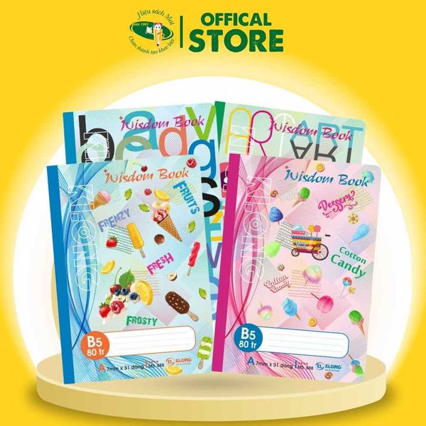 Vở 80/120/200 Trang Windom Book Klong Chính Hãng - Có Tại Hiệu Sách Mai