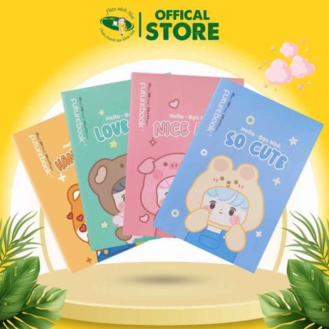 Vở Kẻ Ngang Đl80Gsm Bạn Nhỏ Futurebook Chính Hãng - Có Tại Hiệu Sách Mai