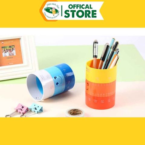 Khay Nhựa Đựng Bút Tròn In Hoa Văn Hình Mặt Cười Abt98451 Chính Hãng - Có Tại Hiệu Sách Mai