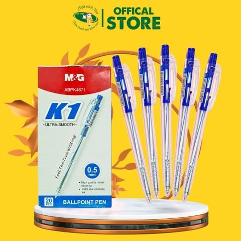 Bút Bi Dầu 0.5mm M&G Abpk4871 Chính Hãng - Có Tại Hiệu Sách Mai