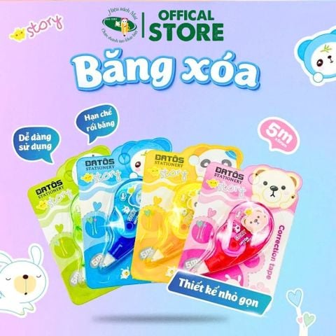 Xóa Băng Mini 5M Batos Ct-B501 Chính Hãng - Có Tại Hiệu Sách Mai
