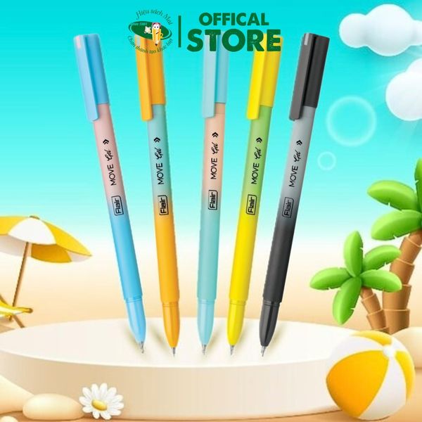 Bút Gel 0.5mm Flair Move Chính Hãng - Có Tại Hiệu Sách Mai