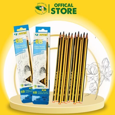 Bút Chì Gỗ Joyko Jk120 Chính Hãng - Có Tại Hiệu Sách Mai