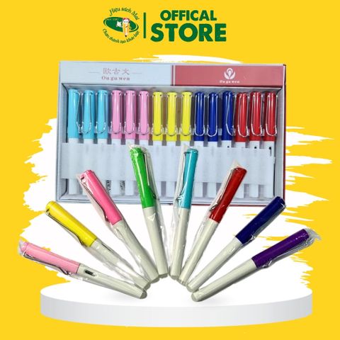 Bút Máy Ngòi Trơn Nắp Gài Kim Loại Onguwen 058 Chính Hãng - Có Tại Hiệu Sách Mai