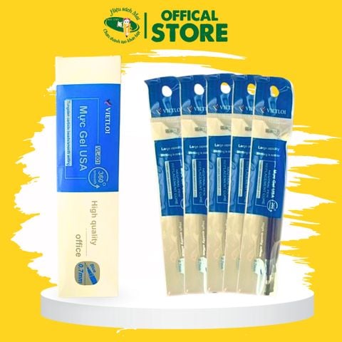 Ruột Bút Nước Việt Lợi Ngòi 0.7mm Chính Hãng - Có Tại Hiệu Sách Mai