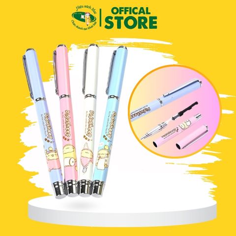 Bút Máy Học Sinh Nhiều Màu 0.38 Chính Hãng - Có Tại Hiệu Sách Mai