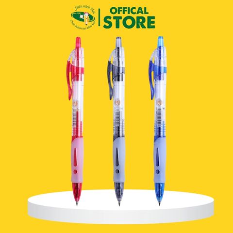 Bút Bi Nước Béo 0.5mm Mg Viết Trơn Đều Mực Chính Hãng - Có Tại Hiệu Sách Mai