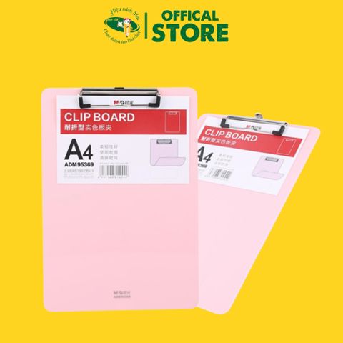 Trình Ký A4 Pp Dẻo Màu Hồng Chính Hãng - Có Tại Hiệu Sách Mai