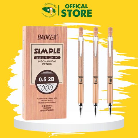 Bút Chì Kim Tự Động 0.5mm Baoke Chính Hãng - Có Tại Hiệu Sách Mai