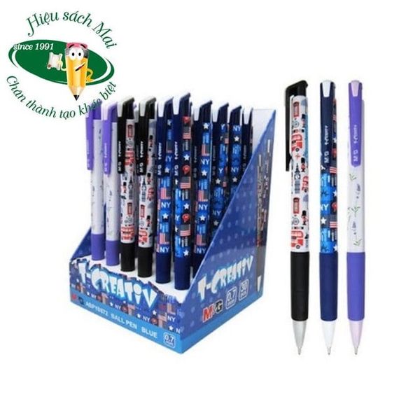 Bút Bi Xanh M&G Chính Hãng - Có Tại Hiệu Sách Mai