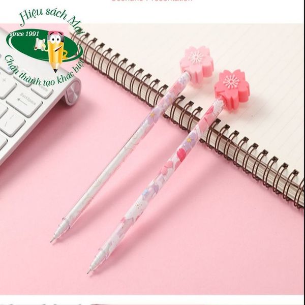 Bút Nước 0.5mm M&G Hoa Anh Đào Chính Hãng - Có Tại Hiệu Sách Mai
