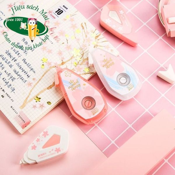 Băng Xóa/Bút Xóa Hoa Anh Đào M&G 12M Chính Hãng - Có Tại Hiệu Sách Mai