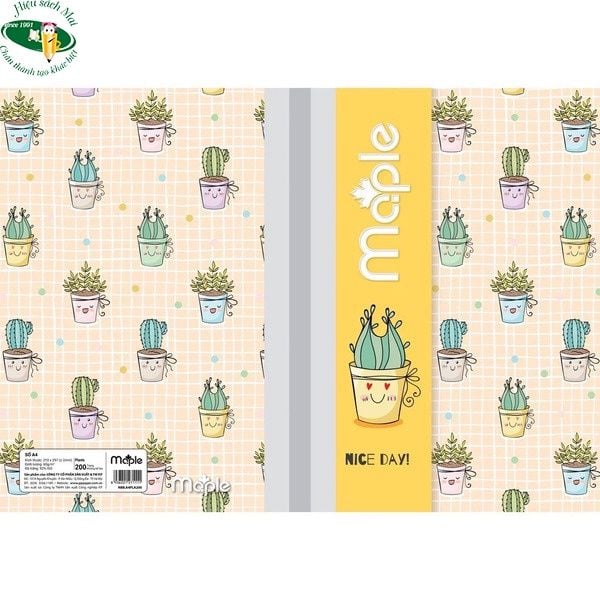 [MAPLE] Sổ May Gáy A4 Maple Sản Phẩm Chính Hãng
