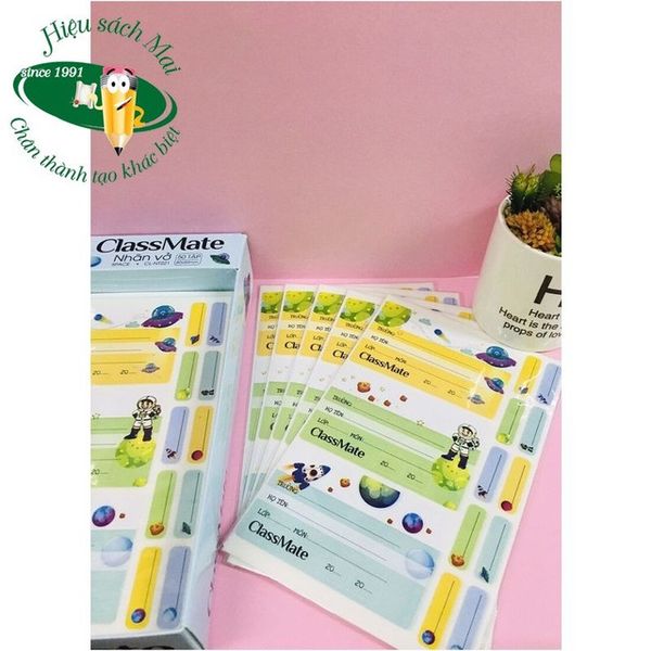 Nhãn vở Classmate