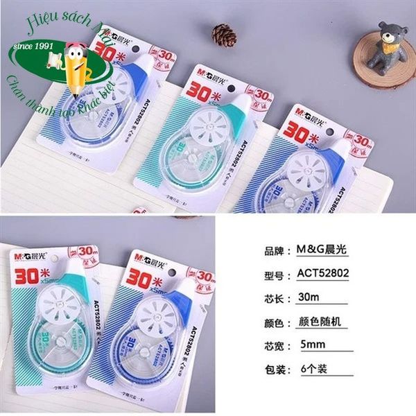 Xoá Kéo Màu 30M Act52802 Có Tại Hiệu Sách Mai Hãng M&G