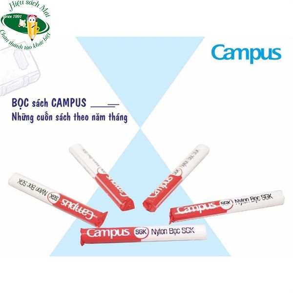 [CAMPUS] Nilong bọc sách Campus NC-BOK-10-3 (10tờ/tập) sản phẩm chính hãng