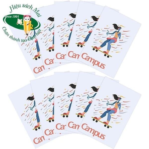 Vở kẻ ngang có chấm Campus ĐL70gsm