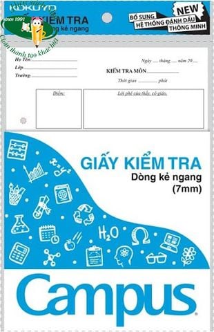 [CAMPUS] Giấy kiểm tra Campus  sản phẩm chính hãng