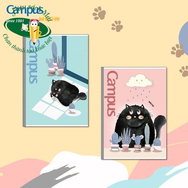 Vở kẻ ngang có chấm Campus ĐL70gsm