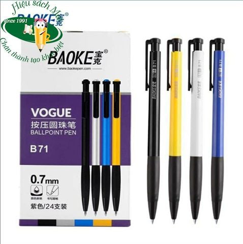 [BAOKE] Bút bi dầu 0.7mm Baoke B71 (60/720)