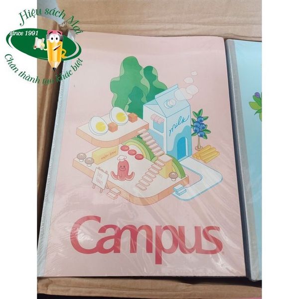 Vở kẻ ngang có chấm Campus ĐL70gsm