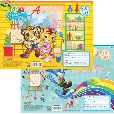 [KLONG] Vở vẽ A3 Klong701 (60Q/ thùng) sản phẩm chính hãng