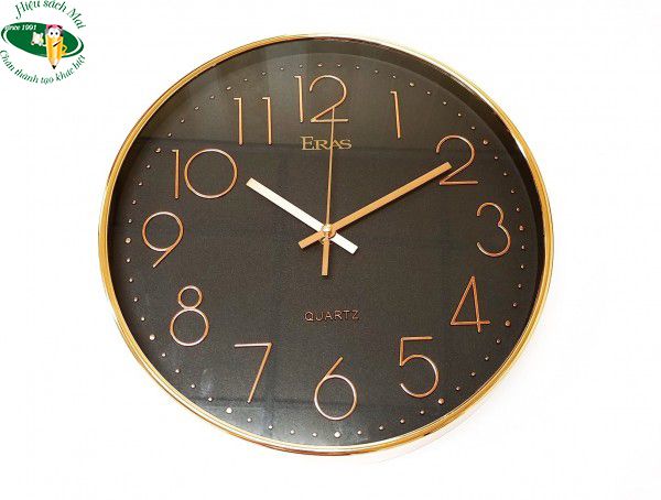 [ERAS] Đồng hồ treo tường, plast, 12 inch ERAS E854 sản phẩm chính hãng