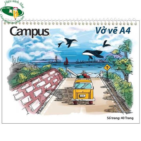 [CAMPUS] Vở vẽ A4 Campus  sản phẩm chính hãng