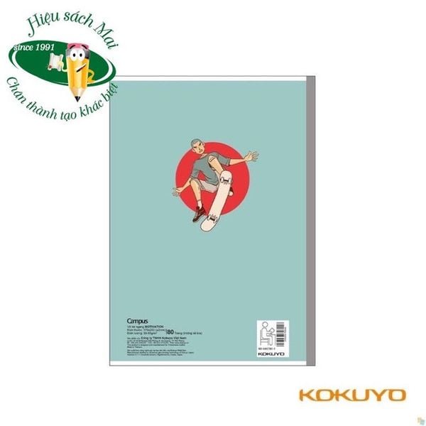 Vở kẻ ngang Campus ĐL58-65gsm